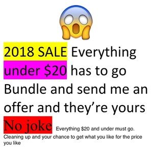 EVERYTHING MUST GO. BUNDLE AND SAVE. MAKE AN OFFER